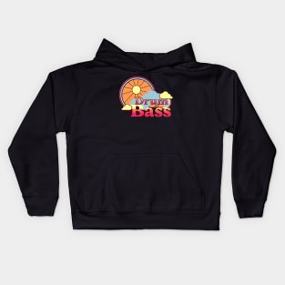 DRUM AND BASS  - 70's steez Kids Hoodie